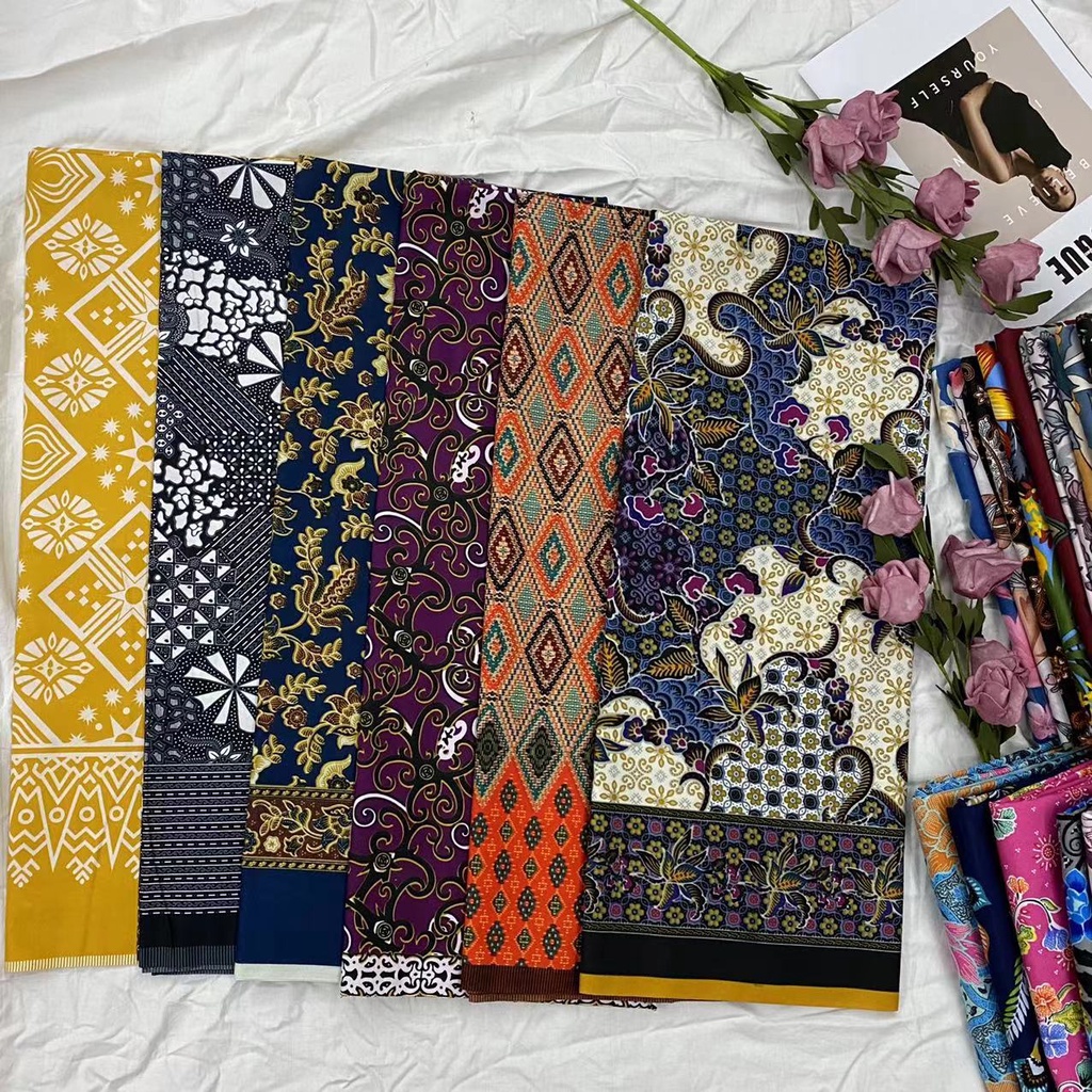 batik sarong เย็บแแล้ว สวย  กว้าง 2 เมตร