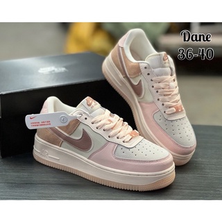 🔥ราคาโรงงาน🔥 👞รองเท้าผ้าใบ👞  Air Force 1 รองเท้าผ้าใบผู้ชายและผู้หญิง36-45 Hiend มีกล่อง ใบเสร็จ👞