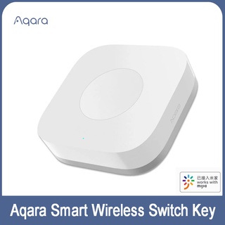 Aqara สวิตช์กุญแจอัจฉริยะไร้สาย เวอร์ชั่นสากล รีโมตคอนโทรล ZigBee Wireless Biult in Gyro สําหรับบ้าน MI