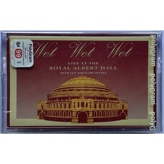 Cassette Tape เทปคาสเซ็ตเพลง Wet Wet Wet อัลบั้ม Live At The Royal Albert Hall แสดงสด ลิขสิทธิ์ ซีล