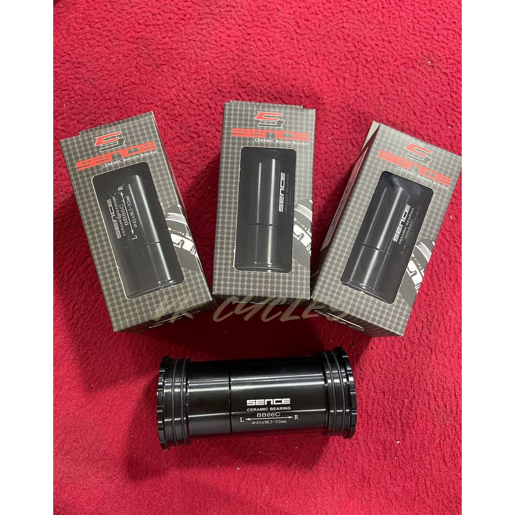 SENCE CERAMIC Bottom Brackets BB86 BB89.5 BB92 Shimano Sram GXP 24-22mm Road Bike MTB Press-fit 41mm