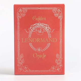 การ์ดเกมส์ Golden Lenormand Oracle สําหรับเล่นเกมส์