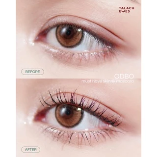 Odbo Must Have Skinny Mascara #OD936 : โอดีบีโอ มัสท์ แฮฟ สกินนี่ มาสคาร่า ปัดขนตา มาสคาร่าเขียว x 1 ชิ้น beautybakery