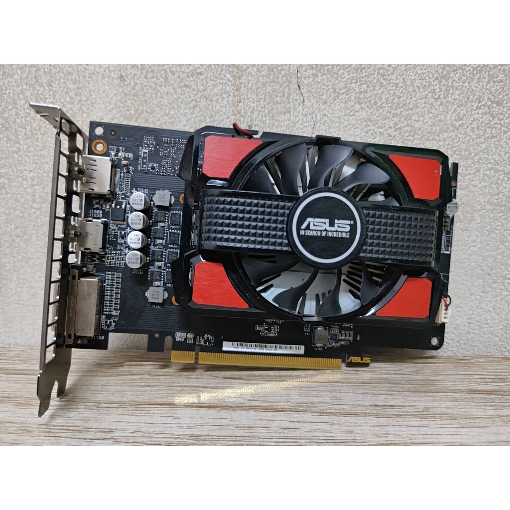 การ์ดจอ RX550 4GB Asus มือสอง! (แรงเท่ากับ GTX1050)