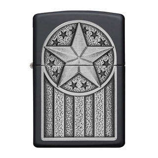 Zippo ไฟแช็กรุ่น 49639 American Metal Emblem ของแท้ รับประกันตลอดชีิวิต นำเข้าและจำหน่ายโดยตัวแทนจำหน่าย