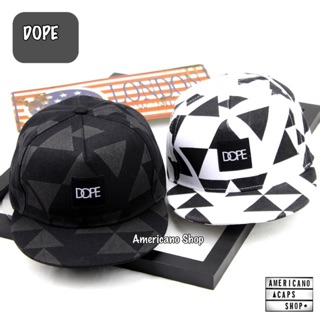 หมวกฮิปฮอป DOPE แฟชั่น HIPHOPใส่ไปเที่ยว ทะเล ห้างสรรพสินค้า