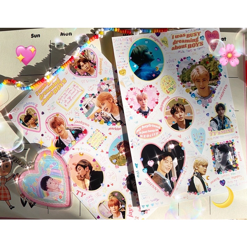 💚 NCT127 STICKER 💚 สติกเกอร์ เคลือบกันน้ำ ไดคัท ลอกแปะได้ NCT NCT127 พร้อมส่ง