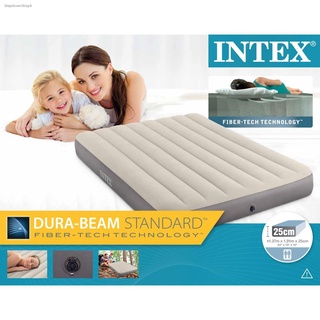 INTEX ที่นอนเป่าลม 137x191x25 CM ที่นอน Deluxe Single-High Airbed