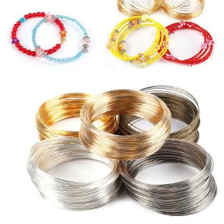 ❀AUTU 100Pcs 0.6mm Memory Beading Steel Wire Bangle Bracelet Making  Jewelry Findings