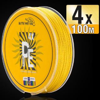 สายตกปลา 4x100 ม. pe 4 strands 10-120 lb