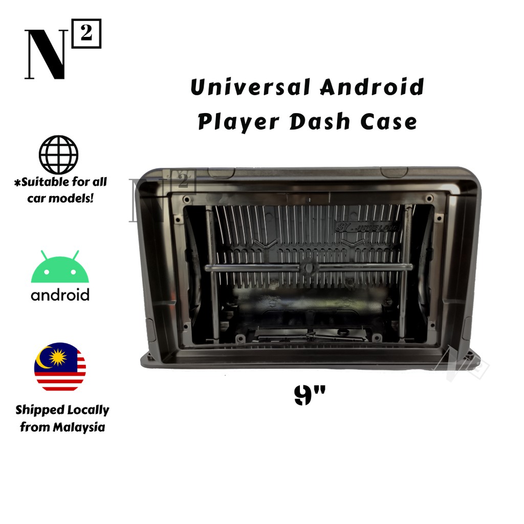 Universal Android Player Casing 9" - SUITABLE FOR ALL CAR DASHBOARDS/ ADJUSTABLE VIEWING ANGLE / 9 I