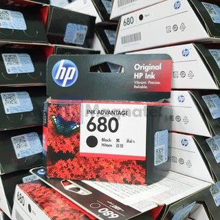 [หมึกพิมพ์อิงค์เจ็ท] HP 680 BK Original Ink Cartridge [F6V27AA] (สีดำ)