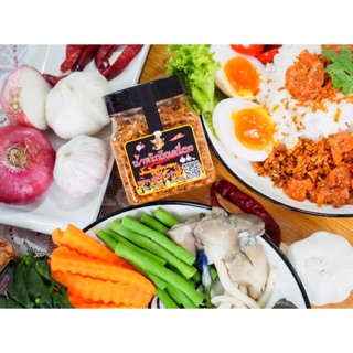 📌น้ำพริกถึงเครื่อง  🦐น้ำพริกกุ้งกรอบเผ็ดแซ่บ🌶🍴