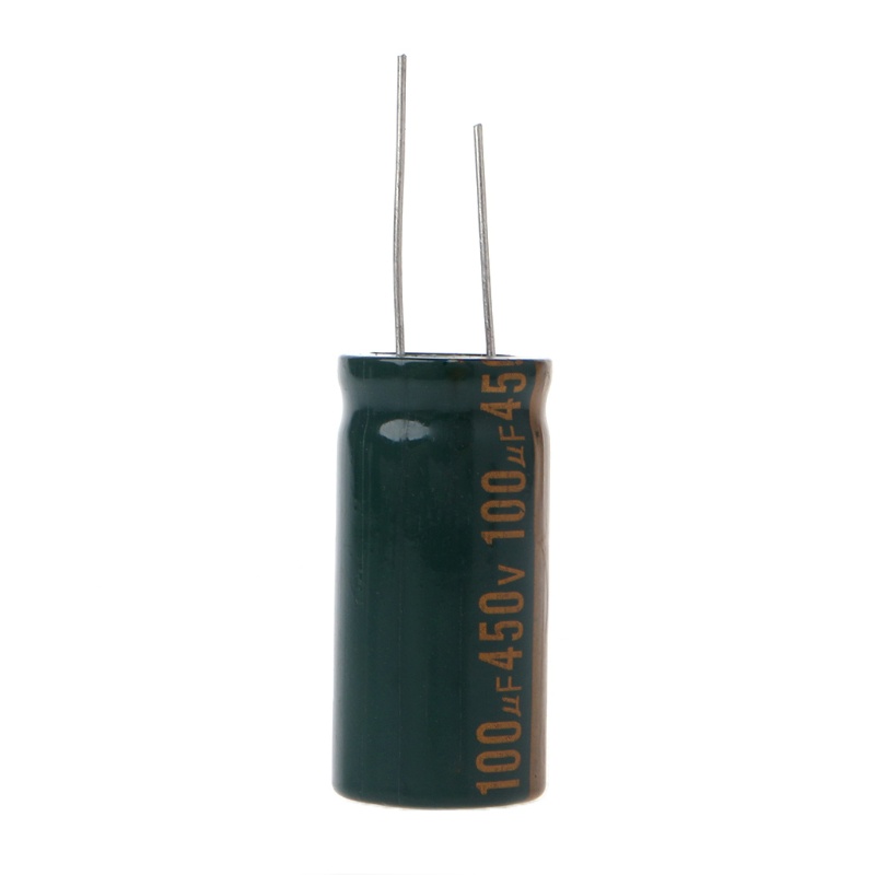 MIS 450V 100uF Capacitance Electrolytic Radial Capacitor ความถี่ต่ํา ESR