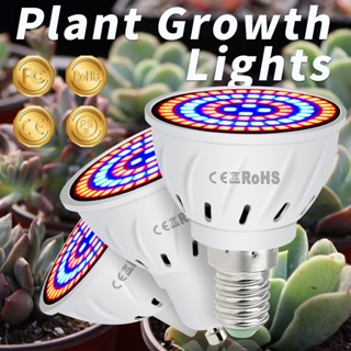 E27 LED Grow Light Full Spectrum Phytolamp สำหรับพืชเมล็ดดอกไม้ Grow กล่องหลอดไฟยูวีต้นกล้า Hydroponics Indoor การเพาะปลูกโคมไฟ