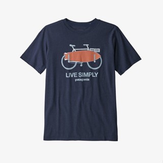 ใหม่ เสื้อยืด ผ้าฝ้าย พิมพ์ลาย Patagonia สําหรับผู้ชาย และผู้หญิง