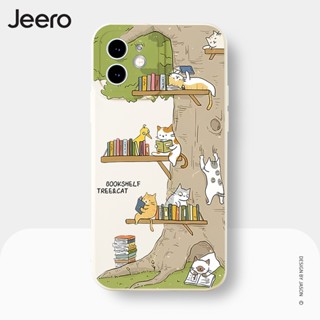 Jeero เคสไอโฟน เคสซิลิโคนนุ่มกันกระแทกการ์ตูนตลก เคสโทรศัพท์ Compatible for iPhone 15 14 13 12 11 Pro Max SE 2020 X XR XS 8 7 6 6S Plus พลัส HFE1893