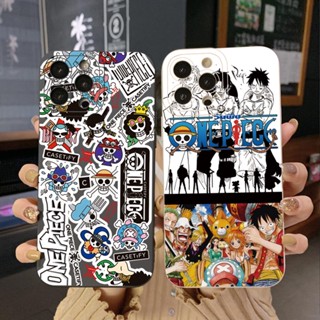 เคสโทรศัพท์มือถือ ขอบสี่เหลี่ยม ลายการ์ตูนโจรสลัด สําหรับ Realme C21 C30 C30S C33 C20 Narzo 50A Prime