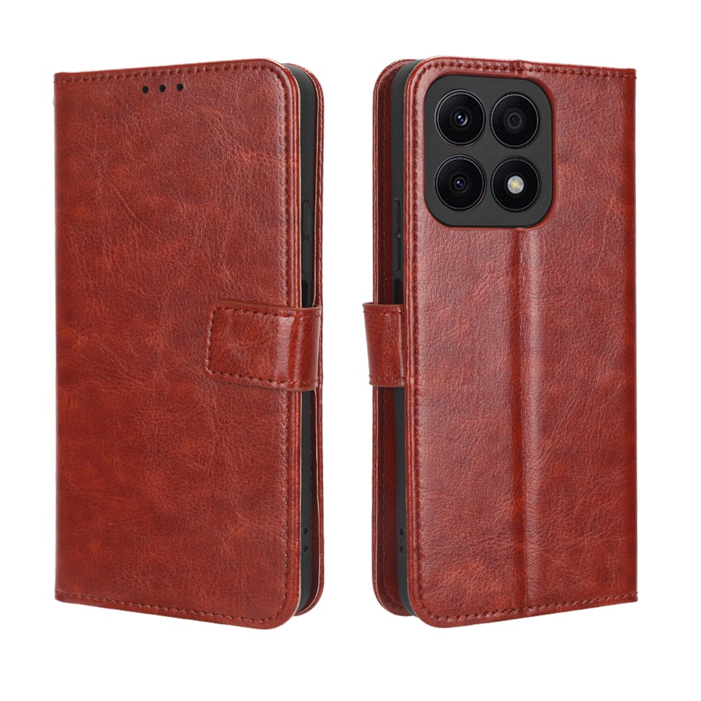 Honor X8A Casing Flip Phone Holder Stand Case Honor X8A HonorX8A Case Wallet PU Leather Back Cover