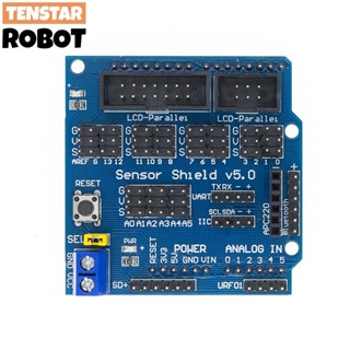 บอร์ดขยายเซนเซอร์ V5.0 อุปกรณ์เสริม สําหรับหุ่นยนต์ arduino V5