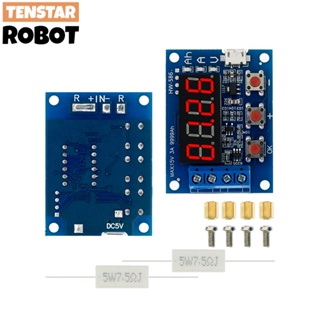 Zb2l3 เครื่องทดสอบแบตเตอรี่ลิเธียม จอแสดงผลดิจิทัล LED 18650 ทดสอบความต้านทาน ความจุกรดตะกั่ว