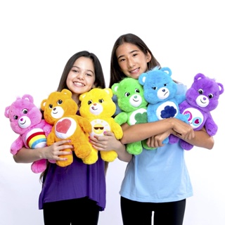 27 CM Care bears ของเล่นเด็ก ตุ๊กตา ตุ๊กตาตุ๊กตาหมีสายรุ้งตุ๊กตาแคร์แบร์ออกแบบการ์ตูนน่ารักของตกแต่งบ้านของขวัญวันเกิด