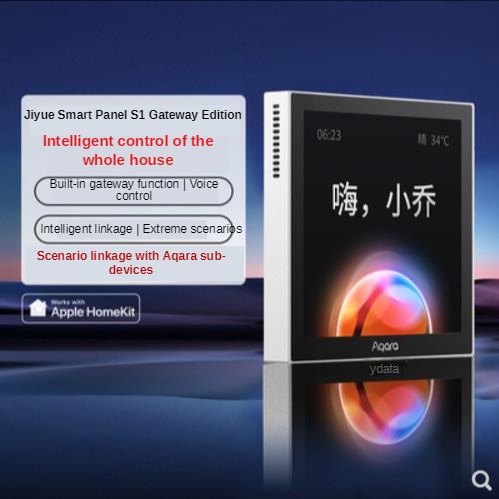 Aqara Jiyue Magic Panel S1 Joe Voice Gateway Edition แผงสวิตช์อัจฉริยะหน้าจอสัมผัส สําหรับ Apple Homekit