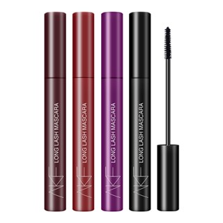 AKF light feather slender makeup eye black 5g, small brush, waterproof, sweat proof, natural slender curl, non smudge, effectively solve the problems of short, sparse, drooping eyelashes, bring charming vitality to eyelashes, and make the blink as attract