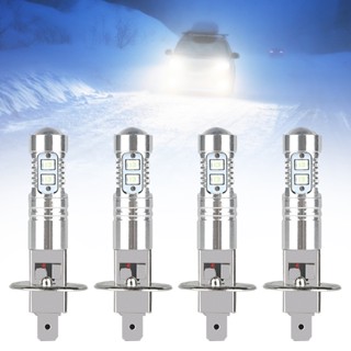 4Pcs H1 Ice Blue LED Headlight Bulbs Kit High Low Beam Fog Lamp 8000K 18000LM