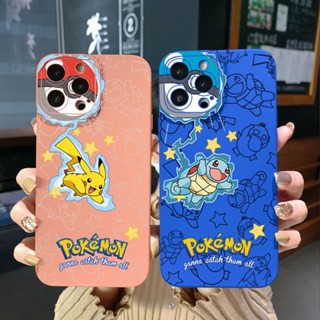 เคสโทรศัพท์มือถือ ขอบสี่เหลี่ยม ลายโปเกม่อน ปิกาจู สําหรับ Realme C21 C30 C30S C33 C20 Narzo 50A Prime