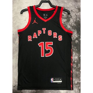 hot pressed 2023 nba Toronto Raptors No. 15 Carter black basketball jersey