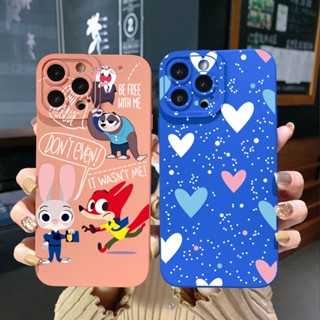 เคสโทรศัพท์มือถือ ขอบสี่เหลี่ยม ลายกระต่าย สุนัขจิ้งจอกน่ารัก สําหรับ Realme C21 C30 C30S C33 C20 Narzo 50A Prime