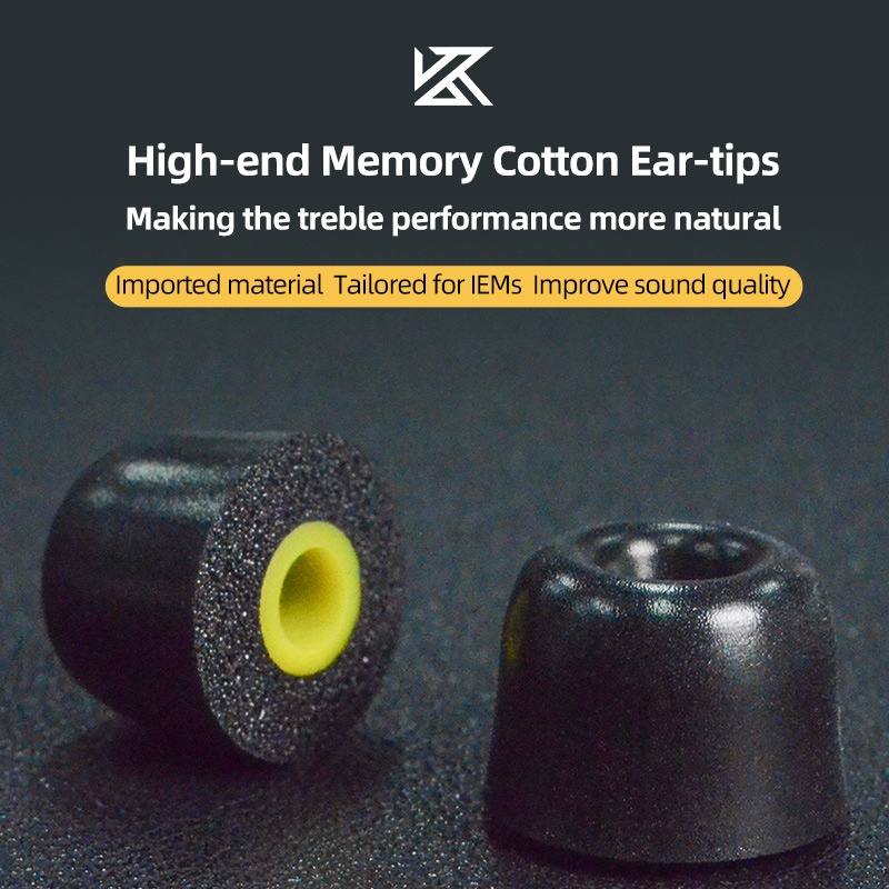 Kz โฟมเมมโมรี่หูฟัง สําหรับ Hifi In-Ear Monitor IEM Earphone SML Foam