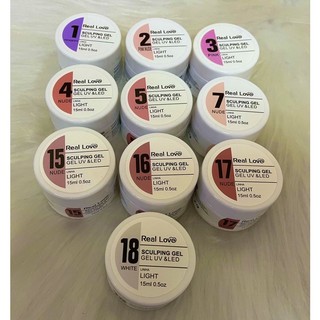 Gel de Modelagem para Unhas Sculping Gel UV&Led - 15 ml - Real Love M
