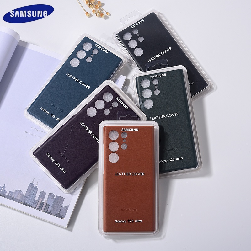 เคสหนัง คุณภาพสูง สําหรับ Samsung Galaxy S23 Ultra S23+ S23 Plus S 23