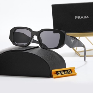 แว่นตากันแดด PRADA แฟชั่นใหม่ สําหรับผู้ชาย ผู้หญิง 2023 2660