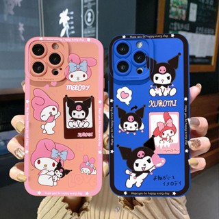 เคสโทรศัพท์มือถือ ขอบสี่เหลี่ยม แบบเต็ม ลาย MY Melody สําหรับ Realme C21 C30 C30S C33 C20 Narzo 50A Prime Kuromi