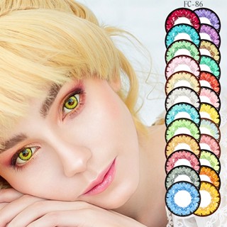 Afancypro คอนแทคเลนส์สี คอสเพลย์สัตว์ 14,2 มม. 2 ชิ้น ต่อคู่