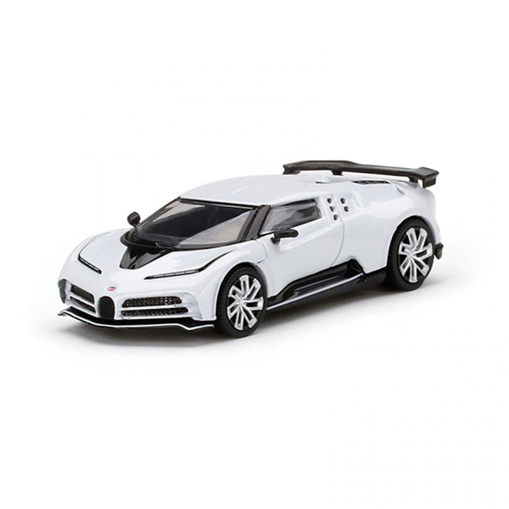 Mini GT MGT00337-L 337 1/64 BUGATTI CENTODIECI สีขาว LHD DIECAST Scale รถรุ่น