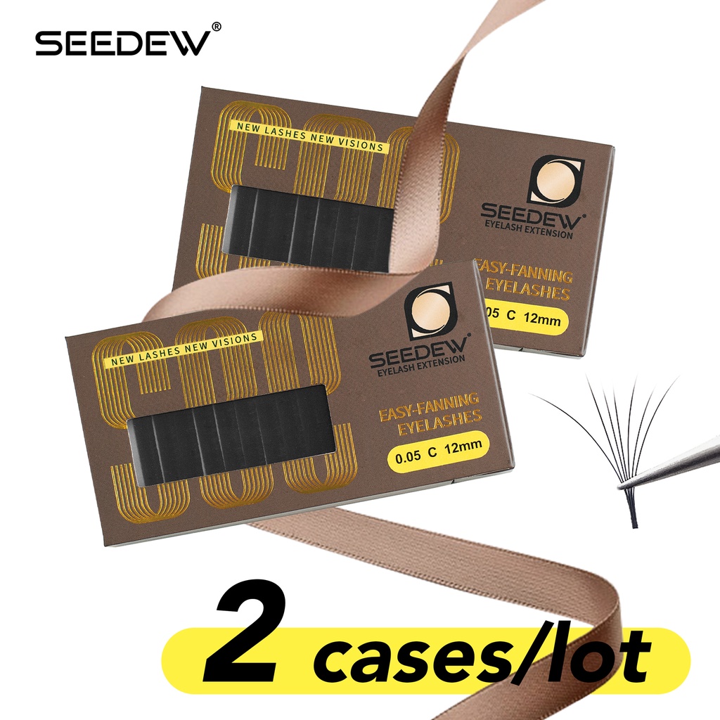 Seedew Easy-sanning Camellia Eyelash Extensions ขนตาปลอม 2 ตลับ/ล็อต