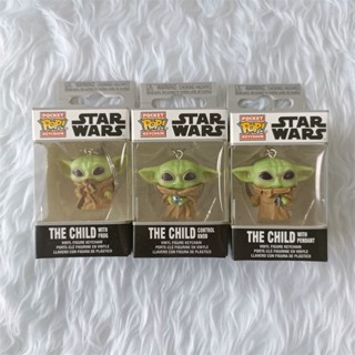 พวงกุญแจฟิกเกอร์ Star Wars Yoda The Child Mandalorian Funko Pop สําหรับเด็ก