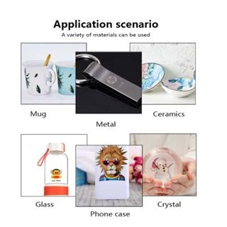 Waterslide Decal กระดาษ 10 ชิ้น A4 น้ํา Transfer การพิมพ์สําหรับ DIY แก้วแก้ว Tumbler สีขาวใส
