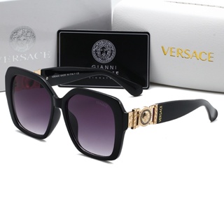 Versace แว่นตากันแดด เลนส์โพลาไรซ์ ไล่โทนสี ป้องกันรังสียูวี หรูหรา สไตล์ยุโรป และอเมริกา แฟชั่นยอดนิยม เรโทร สําหรับผู้ชาย และผู้หญิง UV400 2023