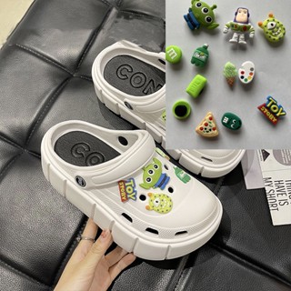 Buzz Lightyear Series อุปกรณ์เสริมหัวเข็มขัด สําหรับรองเท้าแตะ Crocs DIY