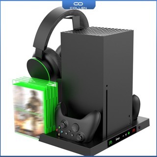 Pg-xbx023 Xbox Series X แท่นชาร์จพัดลมระบายความร้อน อเนกประสงค์ Type C พร้อมขาตั้งหูฟัง