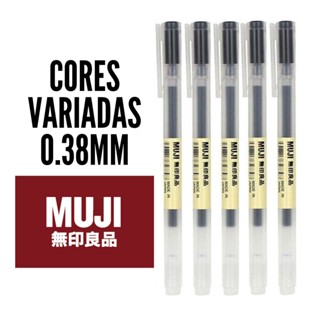 Combo ปากกา Muji 5 หน่วย 0.38 มม. (ของแท้)