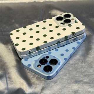 เคสโทรศัพท์มือถือ แบบบางพิเศษ กันกระแทก ลายจุด สําหรับ Apple Iphone 14 13promax 11 12 xs 7P
