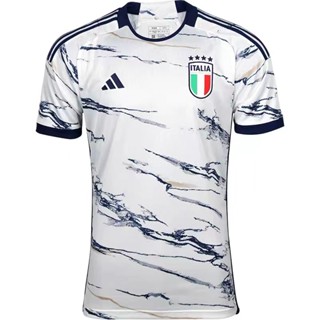 【Fans&amp;Player Issue Kit 】เสื้อกีฬาแขนสั้น ลายทีมชาติฟุตบอล Italy Away Man 2023/24 พร้อมส่ง