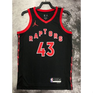 hot pressed 2023 nba Toronto Raptors No. 43 Siakam black basketball jersey