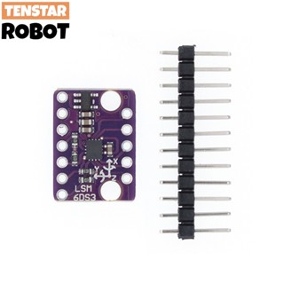 Gy-lsm6ds3 LSM6DS3 โมดูลเซนเซอร์วัดอุณหภูมิดิจิทัล SPI IIC I2C 8kb FIFO บัฟเฟอร์ 5V